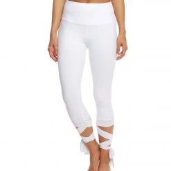 CLOTHING Beyond Yoga Just Your Stripe High Waisted Yoga Capris White 13 CLOTHING Beyond Yoga Just Your Stripe High Waisted Yoga Capris White