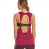 Beyond Yoga Slink Or Swim Open Back Muscle Tee Plumberry CLOTHING