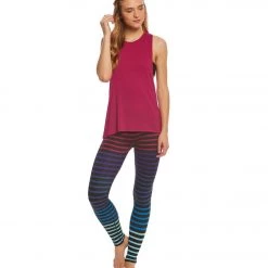 Beyond Yoga Slink Or Swim Open Back Muscle Tee Plumberry CLOTHING