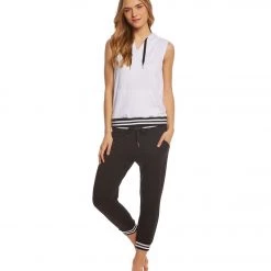 Beyond Yoga Varsity Cropped Joggers Black CLOTHING 11 Beyond Yoga Varsity Cropped Joggers Black CLOTHING