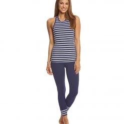 CLOTHING Beyond Yoga Kate Spade Sailing Stripe Yoga Tank Top Sailing Stripe / Kate Spade Navy