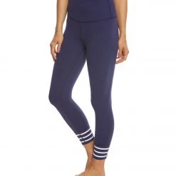 Beyond Yoga Kate Spade Sailing Stripe High Waisted Yoga Capris KS Navy 9 Beyond Yoga Kate Spade Sailing Stripe High Waisted Yoga Capris KS Navy