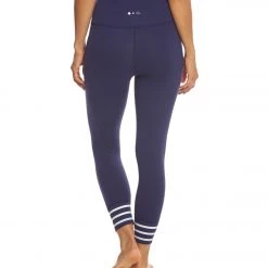 Beyond Yoga Kate Spade Sailing Stripe High Waisted Yoga Capris KS Navy 10 Beyond Yoga Kate Spade Sailing Stripe High Waisted Yoga Capris KS Navy