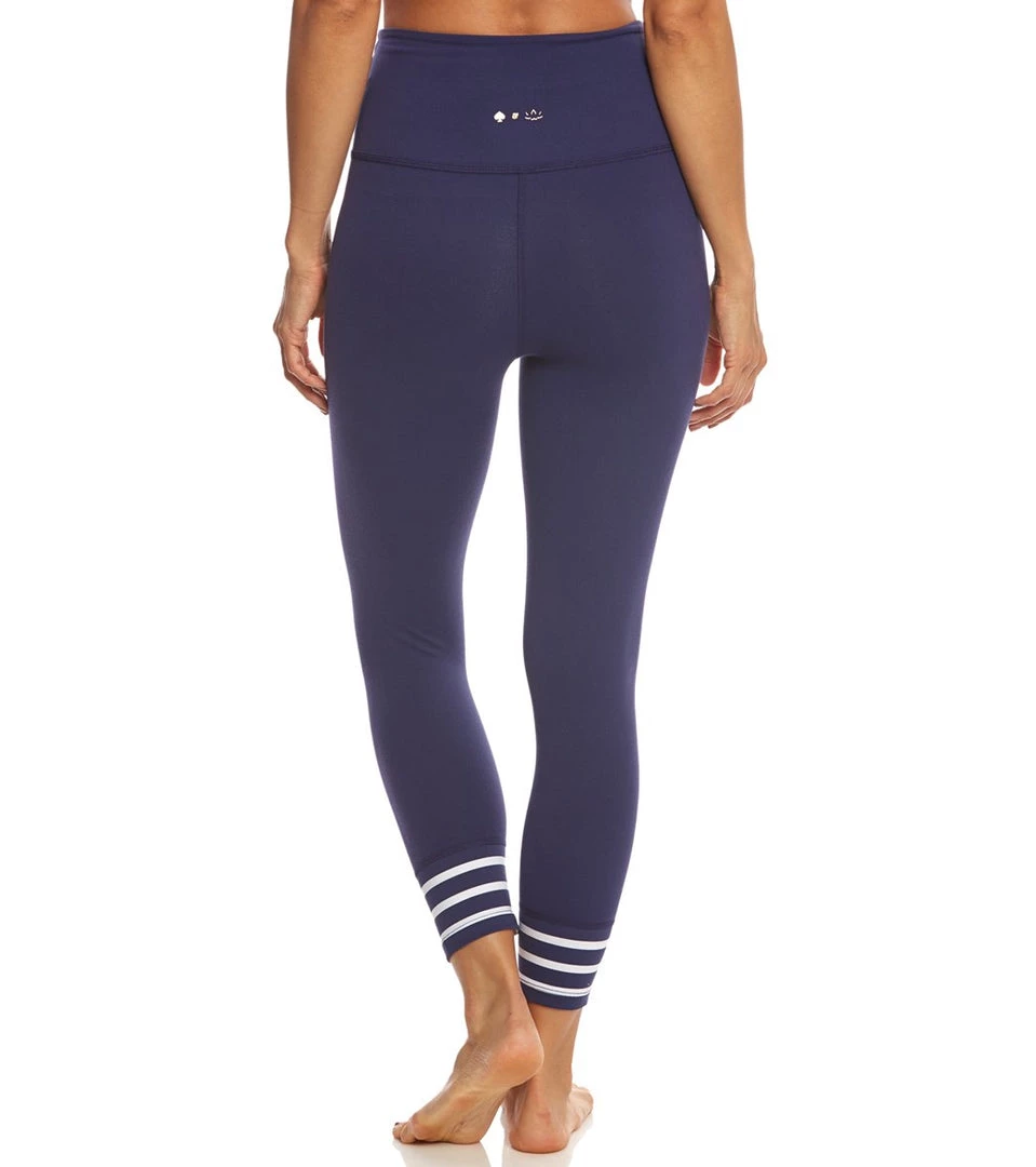 Beyond Yoga Kate Spade Sailing Stripe High Waisted Yoga Capris KS Navy 5 Beyond Yoga Kate Spade Sailing Stripe High Waisted Yoga Capris KS Navy