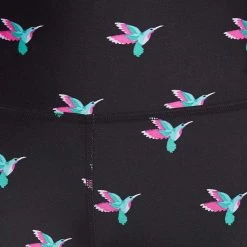 Beyond Yoga Kate Spade High Waisted Side Bow Yoga Capris Hummingbirds CLOTHING