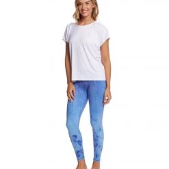 Onzie Drop Back Yoga Short Sleeve Tee White