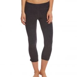 CLOTHING Beyond Yoga Twist And Shout Yoga Capris Black-Steel