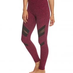 Beyond Yoga Slant Get Enough High Wasited Yoga Leggings Black-Plumberry