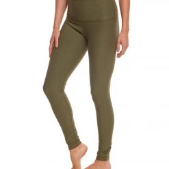 Beyond Yoga Can't Quilt Yoga High Waisted Yoga Leggings Aviator Green