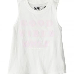 Spiritual Gangster Toddler Girls Good Vibes Only Yoga Tank CLOTHING