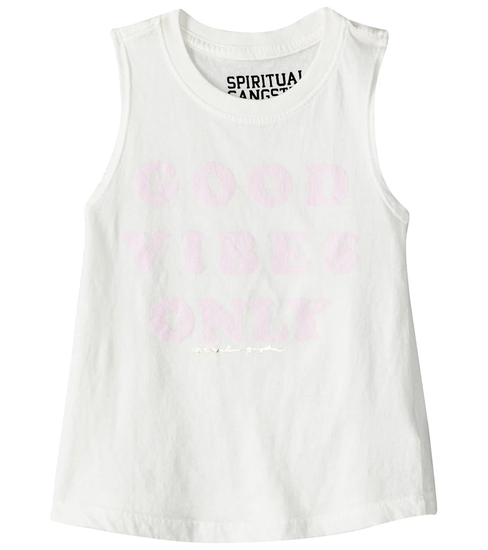 Spiritual Gangster Toddler Girls Good Vibes Only Yoga Tank CLOTHING 3 Spiritual Gangster Toddler Girls Good Vibes Only Yoga Tank CLOTHING