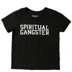 CLOTHING Spiritual Gangster Toddler SG Varsity Yoga Tee Black