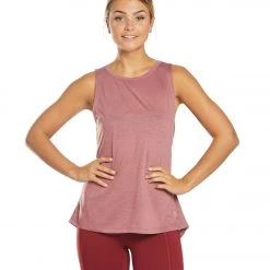 CLOTHING Balance Collection Evy Twist Yoga Tank Top Crushed Berry