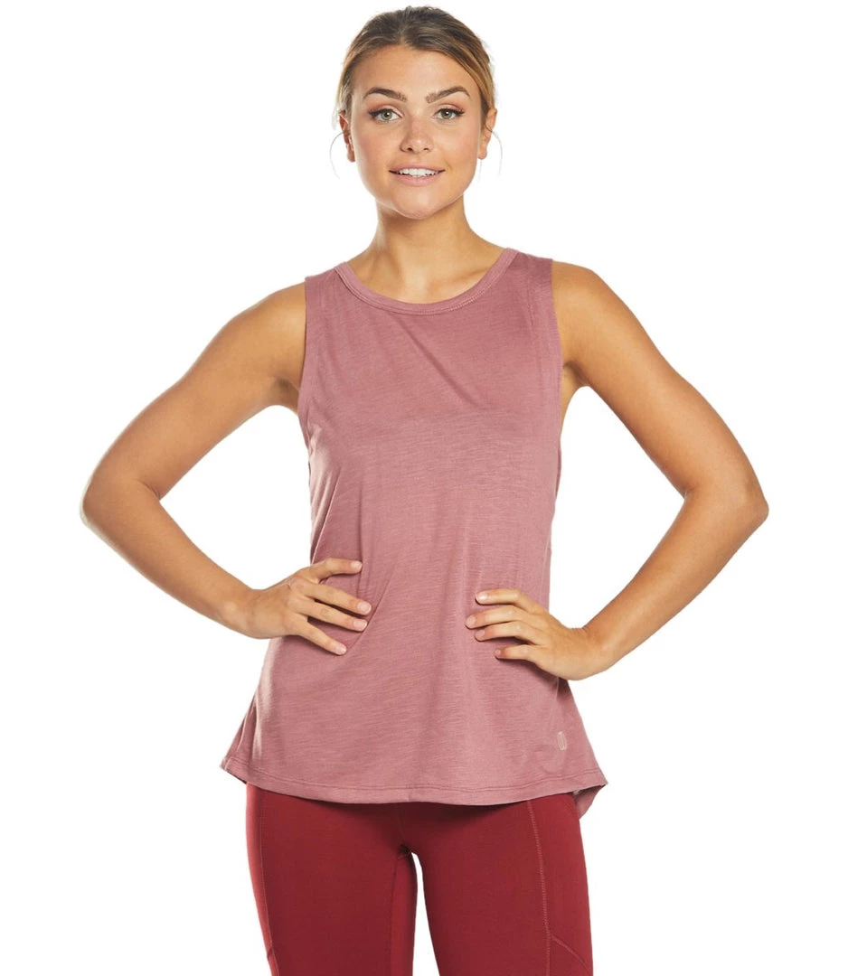 CLOTHING Balance Collection Evy Twist Yoga Tank Top Crushed Berry 4 CLOTHING Balance Collection Evy Twist Yoga Tank Top Crushed Berry