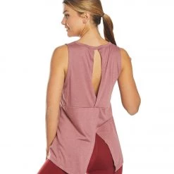 CLOTHING Balance Collection Evy Twist Yoga Tank Top Crushed Berry 15 CLOTHING Balance Collection Evy Twist Yoga Tank Top Crushed Berry