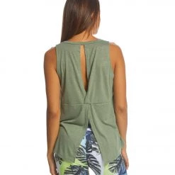 CLOTHING Balance Collection Evy Twist Yoga Tank Top Sea Spray