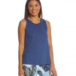 CLOTHING Balance Collection Evy Twist Yoga Tank Top Starry Night