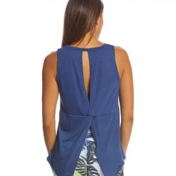 CLOTHING Balance Collection Evy Twist Yoga Tank Top Starry Night