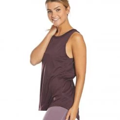 Balance Collection Evy Twist Yoga Tank Top Wild Plum
