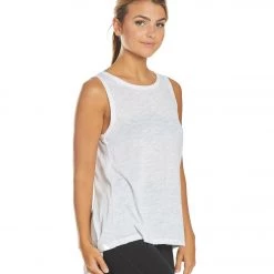 Balance Collection Evy Twist Yoga Tank Top White CLOTHING 11 Balance Collection Evy Twist Yoga Tank Top White CLOTHING