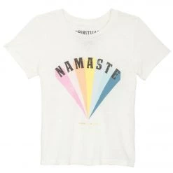Spiritual Gangster Toddler Girls Namaste Rainbow Yoga Tee CLOTHING