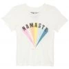 CLOTHING Spiritual Gangster Toddler Girls Namaste Rainbow Yoga Tee Cream