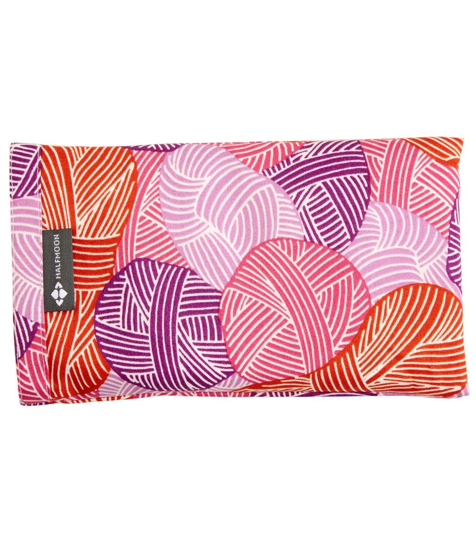 Halfmoon Cotton Yoga Eye Pillow Lavender - Unwind Pink 4 Halfmoon Cotton Yoga Eye Pillow Lavender - Unwind Pink