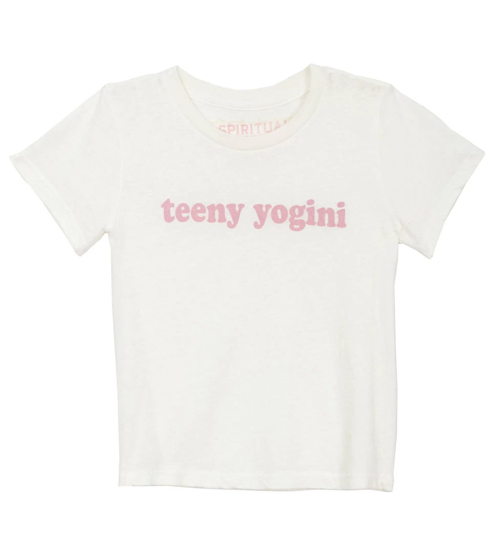 Spiritual Gangster Toddler Girls Teeny Yogini Tee Cream CLOTHING 3 Spiritual Gangster Toddler Girls Teeny Yogini Tee Cream CLOTHING