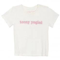 Spiritual Gangster Toddler Girls Teeny Yogini Tee Cream CLOTHING 7 Spiritual Gangster Toddler Girls Teeny Yogini Tee Cream CLOTHING