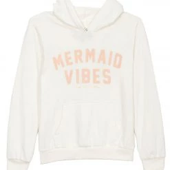Spiritual Gangster Kids Girls Mermaid Vibes Yoga Pullover Hoodie