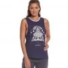 CLOTHING Spiritual Gangster Lunar Eye Rocker Muscle Tee Navy 2 CLOTHING Spiritual Gangster Lunar Eye Rocker Muscle Tee Navy