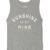 Spiritual Gangster Kids Girls Sunshine On My Mind Muscle Tank Heather Grey 2 Spiritual Gangster Kids Girls Sunshine On My Mind Muscle Tank Heather Grey