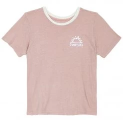 Spiritual Gangster Kids Girls Sunkissed Tee Pink