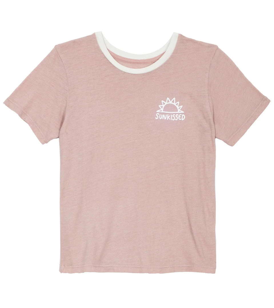 Spiritual Gangster Kids Girls Sunkissed Tee Pink 5 Spiritual Gangster Kids Girls Sunkissed Tee Pink