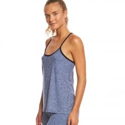 Beyond Yoga Spacedye Stacked And Sliced Yoga Tank Top White/Valor Navy CLOTHING 11 Beyond Yoga Spacedye Stacked And Sliced Yoga Tank Top White/Valor Navy CLOTHING