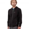 Vuori Men's Jackson Stretch Workout Hoodie Black