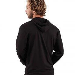 Vuori Men's Jackson Stretch Workout Hoodie Black