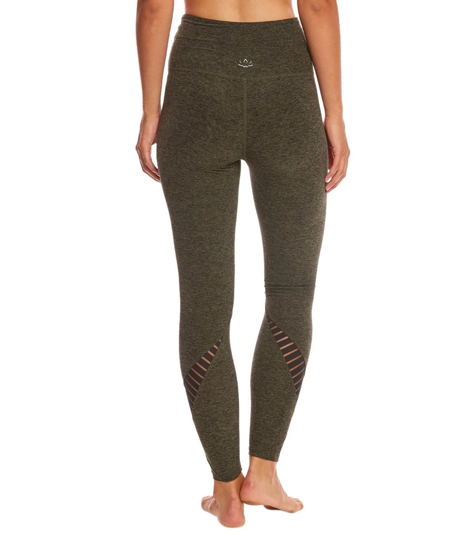 Beyond Yoga Spacedye Stacked And Sliced 7/8 Yoga Leggings Black/Aviator Green CLOTHING 5 Beyond Yoga Spacedye Stacked And Sliced 7/8 Yoga Leggings Black/Aviator Green CLOTHING