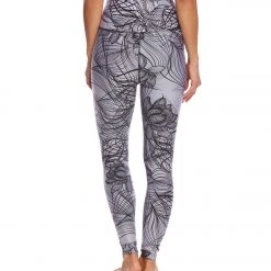 Beyond Yoga Flip It And Reverse It High Waisted Yoga Leggings Digital Lotus Black CLOTHING