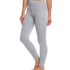 Beyond Yoga High Waisted Yoga Leggings Gray Pintuck