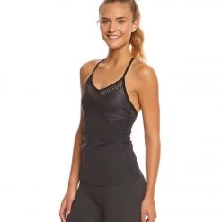 Beyond Yoga Perfect Angles Strappy Yoga Tank Top Black CLOTHING 9 Beyond Yoga Perfect Angles Strappy Yoga Tank Top Black CLOTHING