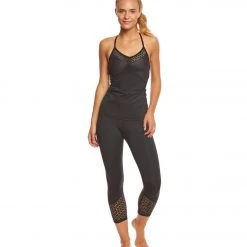 Beyond Yoga Perfect Angles Yoga Capris Black CLOTHING