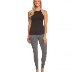 Beyond Yoga Open Back Yoga Tank Top Jet Black CLOTHING