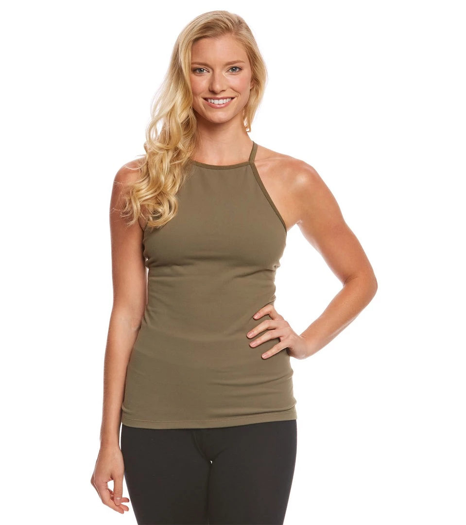 CLOTHING Beyond Yoga Open Back Yoga Tank Top Aviator Green 3 CLOTHING Beyond Yoga Open Back Yoga Tank Top Aviator Green