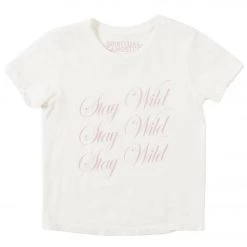 Spiritual Gangster Kids Stay Wild Cursive Tee