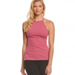 CLOTHING Beyond Yoga Open Back Yoga Tank Top Imperial Rose