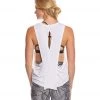 Beyond Yoga Wrap Around Yoga Tank Top White