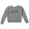 Spiritual Gangster Kids Varsity BF Yoga Sweatshirt Heather Grey