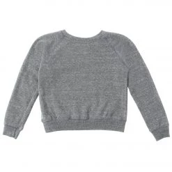 Spiritual Gangster Kids Varsity BF Yoga Sweatshirt Heather Grey