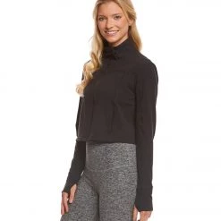 Beyond Yoga Boxed In Cropped After Yoga Jacket Jet Black